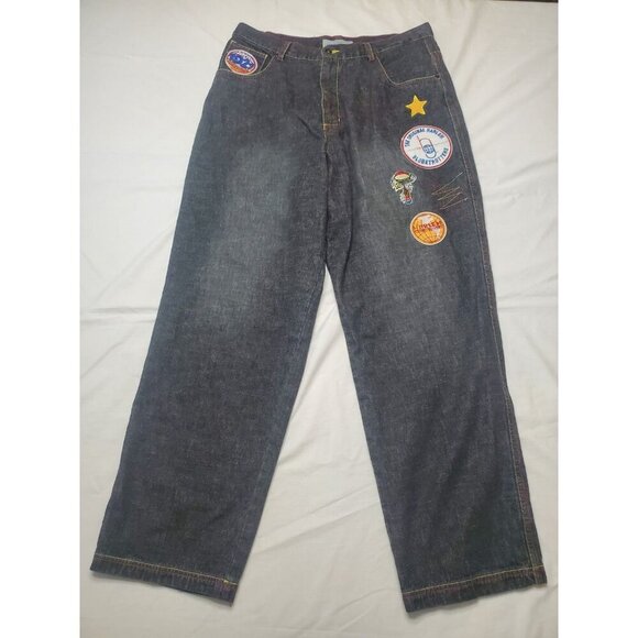 FUBU Other - Platinum Fubu Harlem Globetrotters Limited Ed. Black Men's Jeans Sz 35 90's Y2K